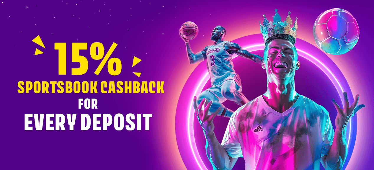 %15 Instant Sportsbook Cashback